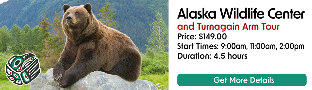 Alaska Wildlife Center and Turnagain Arm Tour
