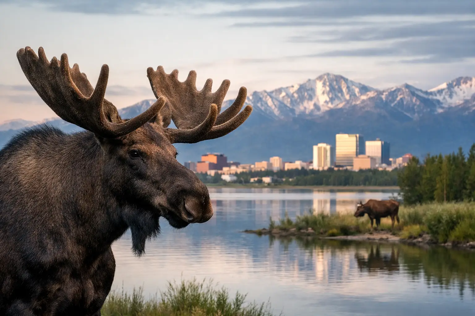 How to See Moose Near Anchorage